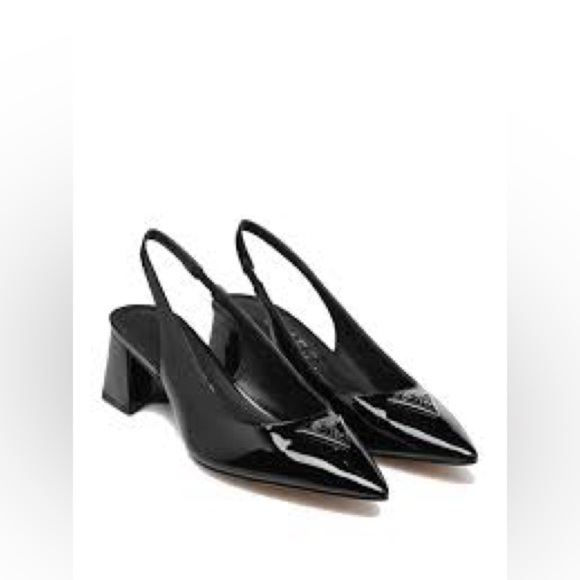 Guess Zanda Slingback Block Heels in Patent Leather - Picture 3 of 12